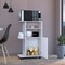 Tuhome Clip Kitchen Cart, Single Door Cabinet, Four Casters, White MLB6771 - alternate 1